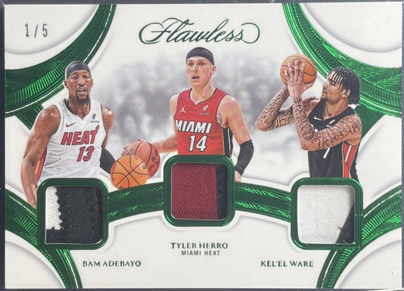 Bam Adebayo / Kel'el Ware / Tyler Herro [Emerald] #35