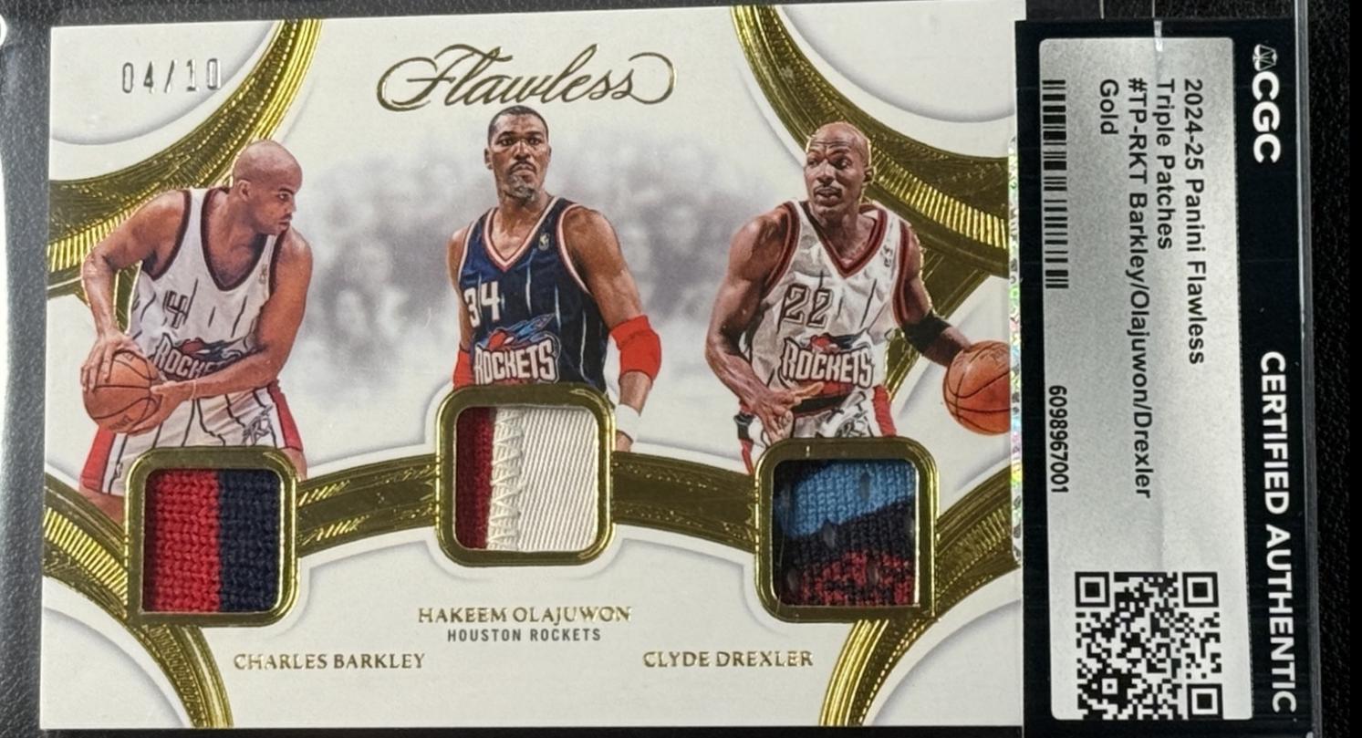 Charles Barkley / Clyde Drexler / Hakeem Olajuwon [Gold] #46