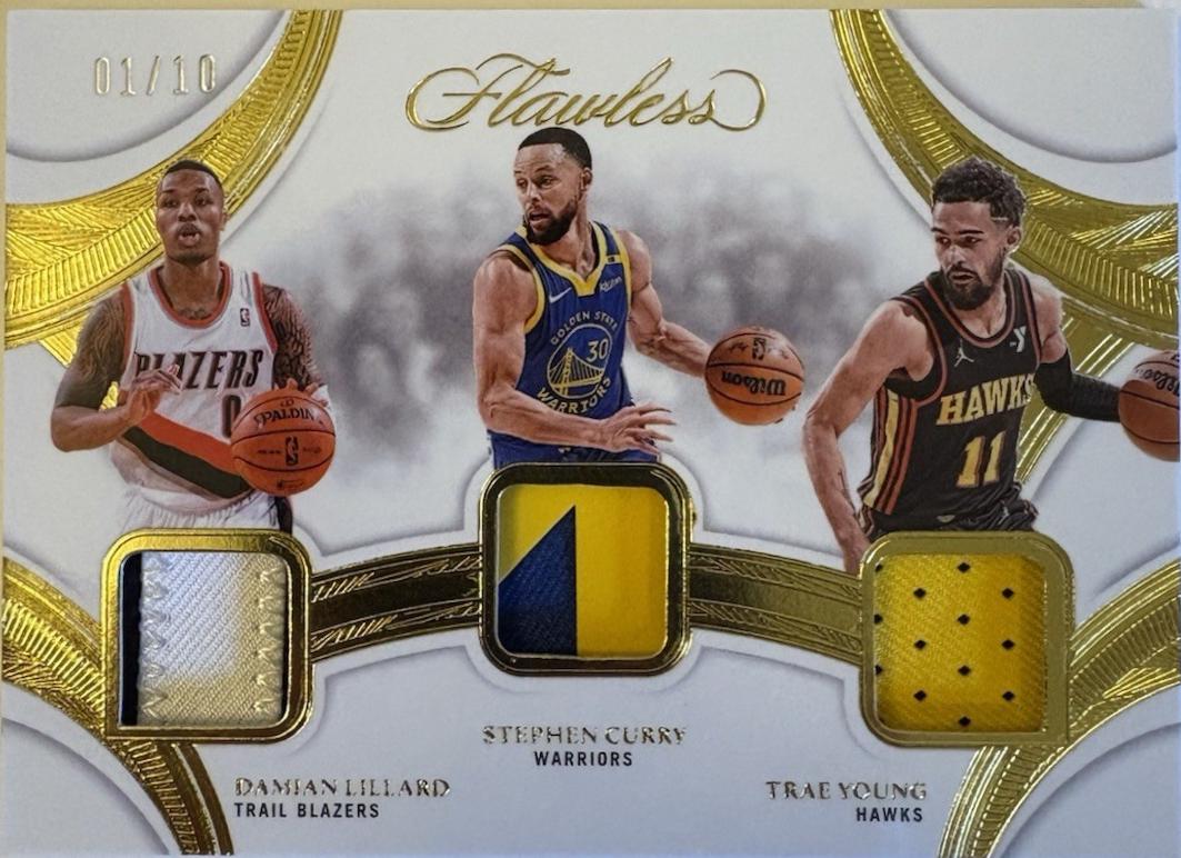 Damian Lillard / Stephen Curry / Trae Young [Gold] #33