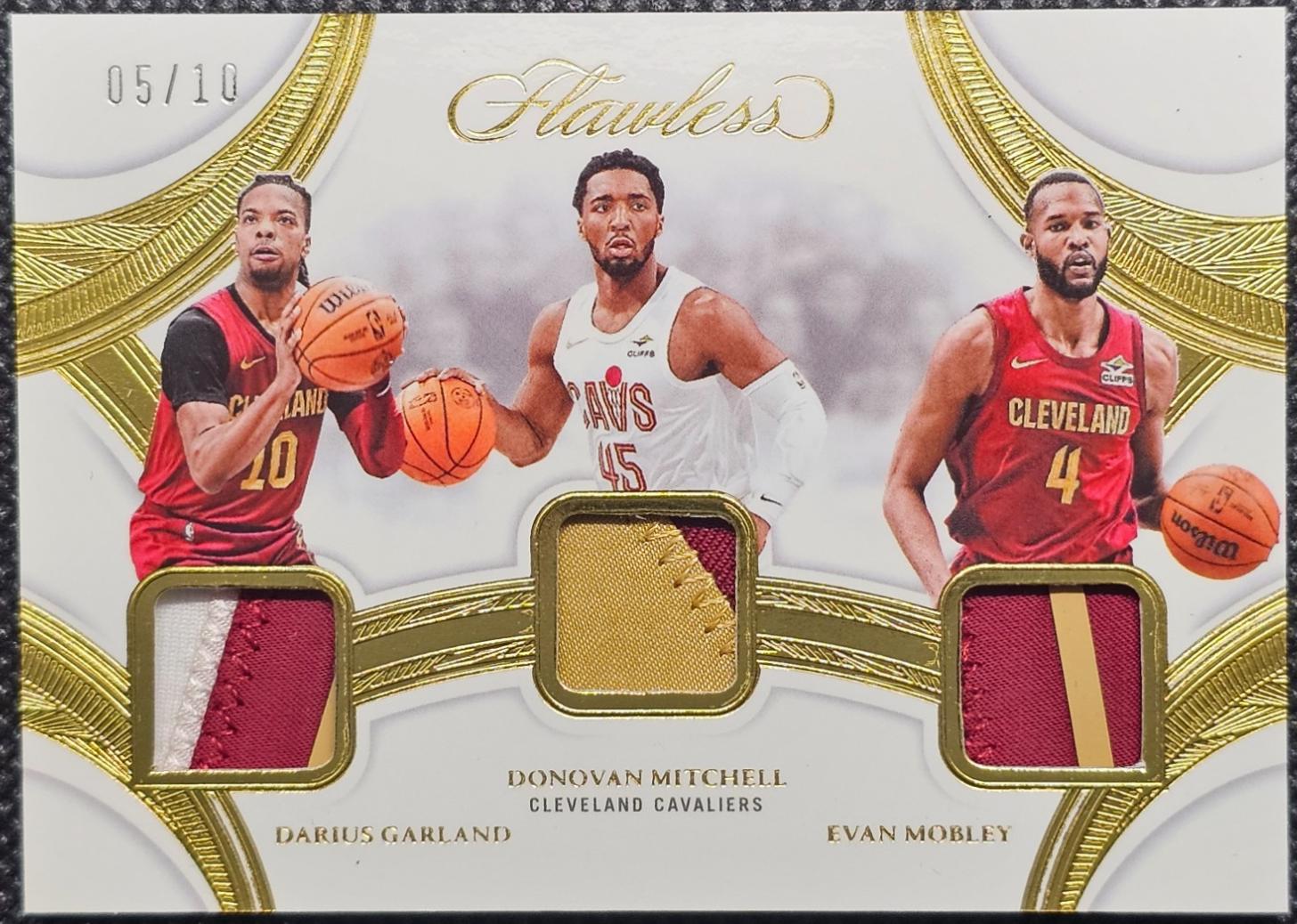 Darius Garland / Donovan Mitchell / Evan Mobley [Gold] #9