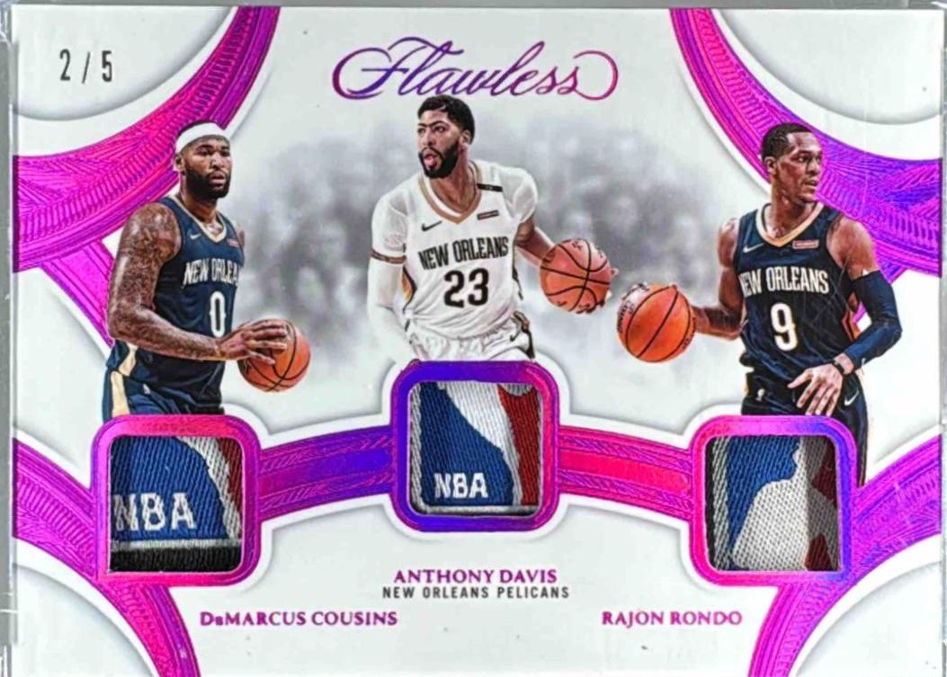 DeMarcus Cousins / Anthony Davis / Rajon Rondo [Fuscia] #45