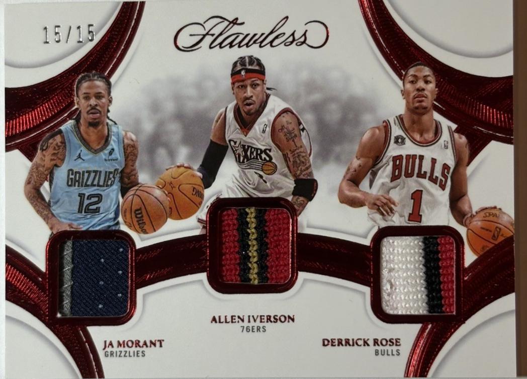 Ja Morant / Allen Iverson / Derrick Rose [Ruby] #6