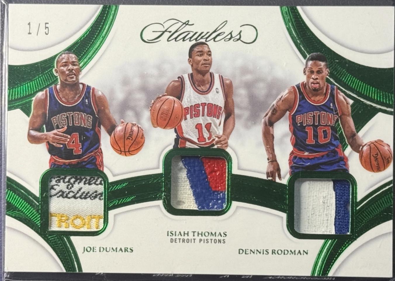 Joe Dumars / Dennis Rodman / Isiah Thomas [Emerald] #31