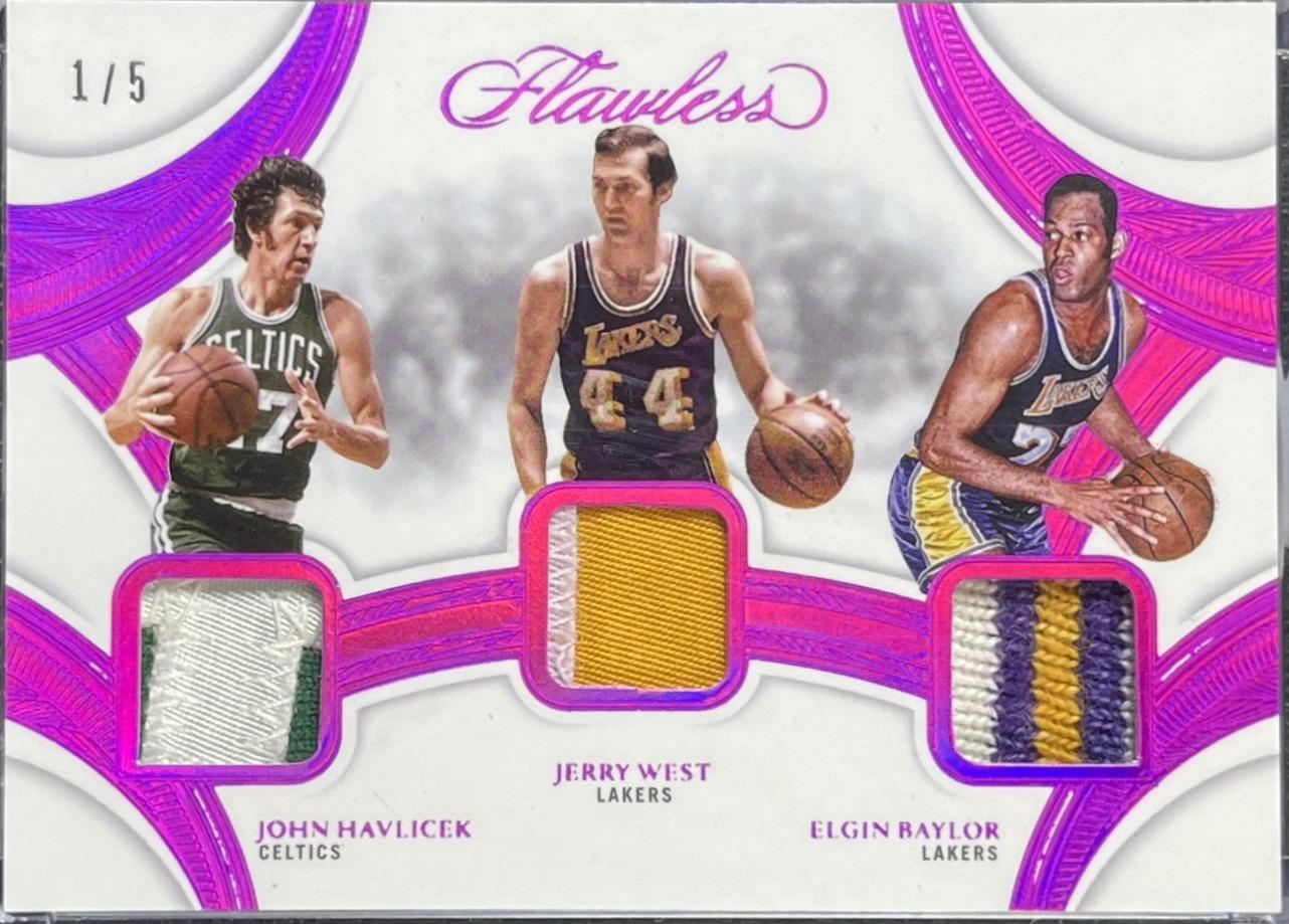 John Havlicek / Elgin Baylor / Jerry West [Emerald] #29