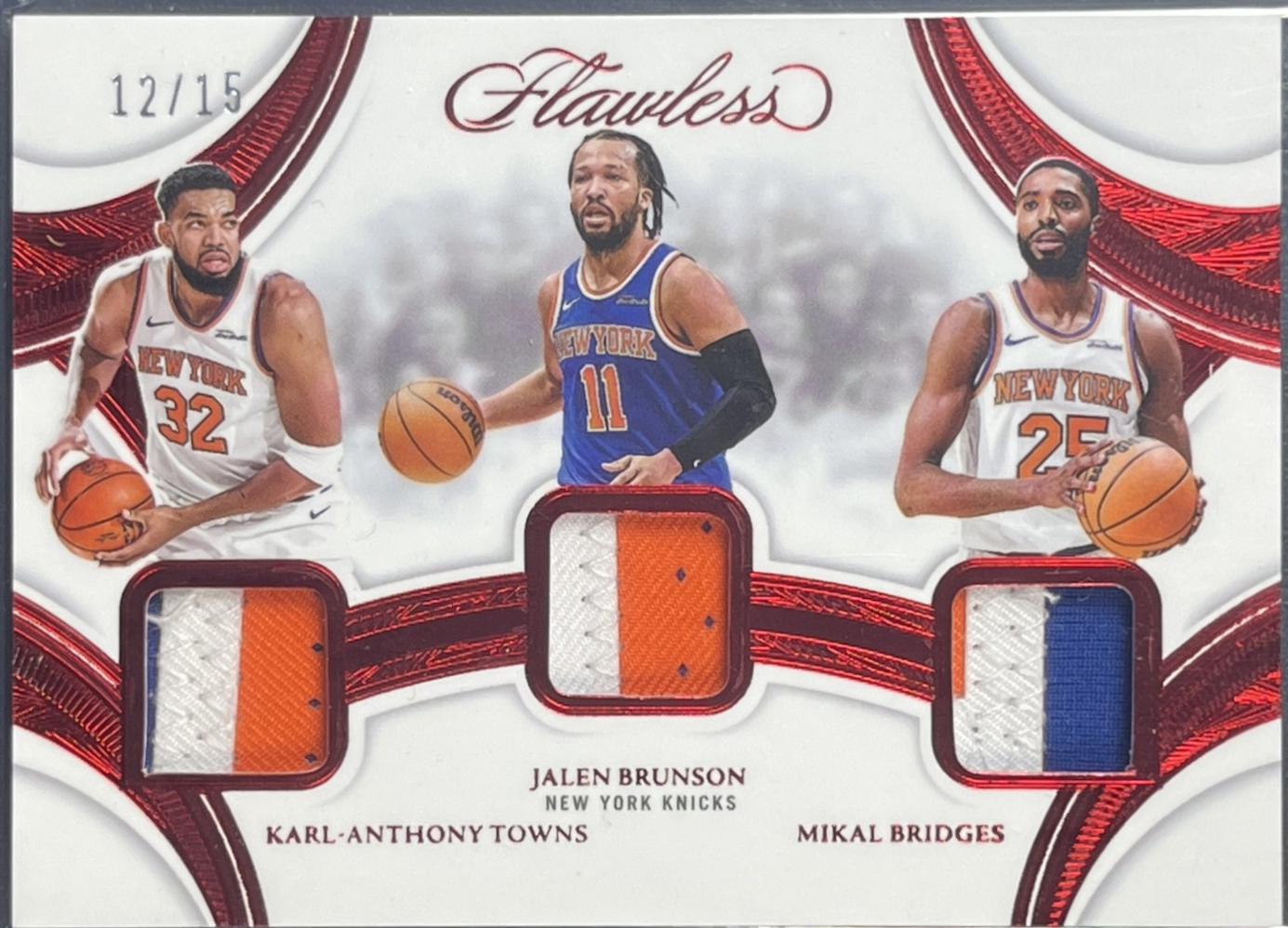 Karl-Anthony Towns / Jalen Brunson / Mikal Bridges [Ruby] #20