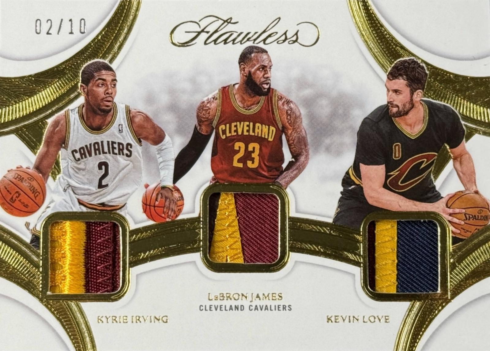Kyrie Irving / Kevin Love / LeBron James [Gold] #4