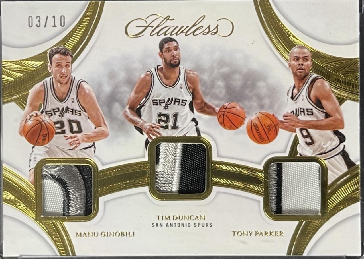 Manu Ginobili / Tim Duncan / Tony Parker [Gold] #1