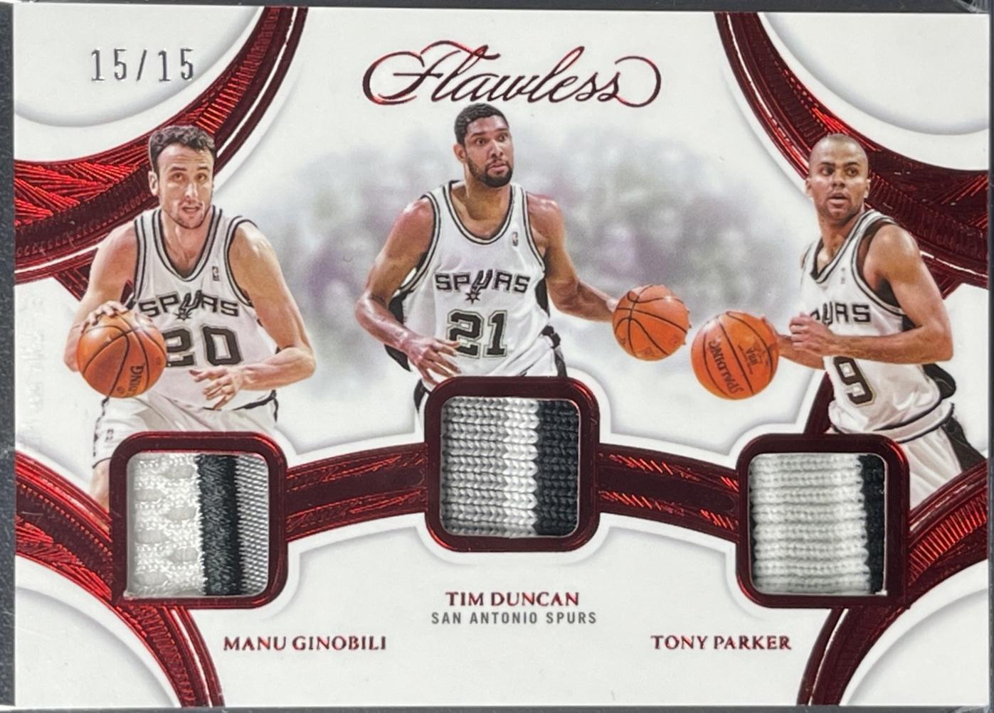 Manu Ginobili / Tim Duncan / Tony Parker [Ruby] #1