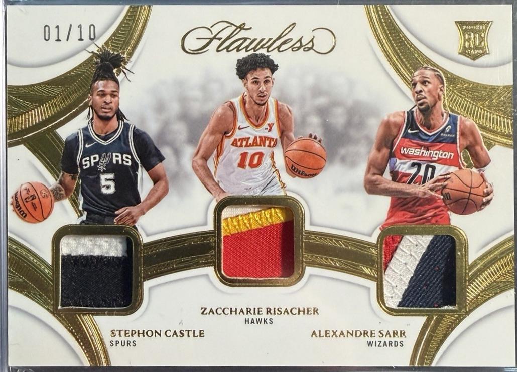 Stephon Castle / Alexandre Sarr / Zaccharie Risacher [Gold] #50