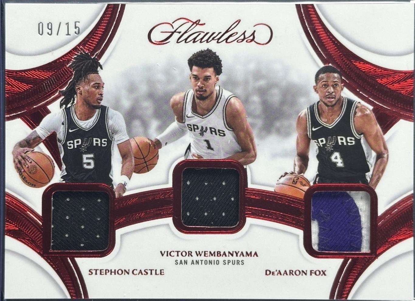 Stephon Castle / De'Aaron Fox / Victor Wembanyama [Ruby] #2