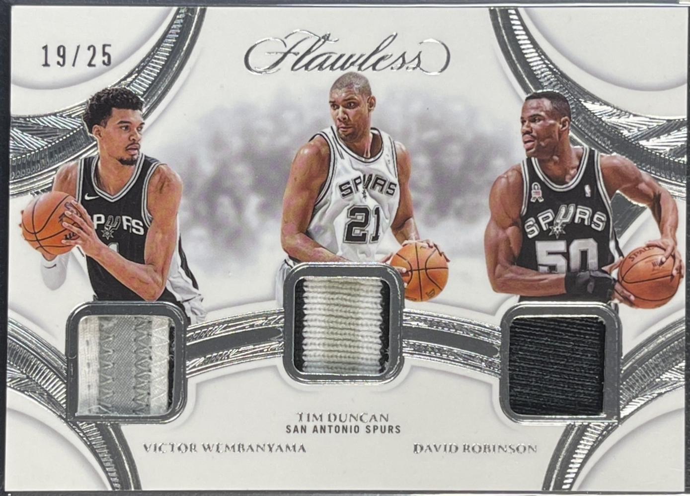 Victor Wembanyama / David Robinson / Tim Duncan #25