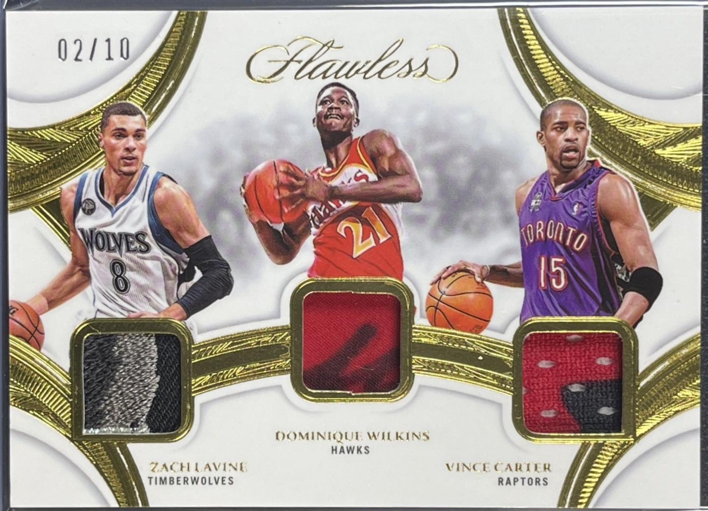 Zach LaVine / Dominique Wilkins / Vince Carter [Gold] #23