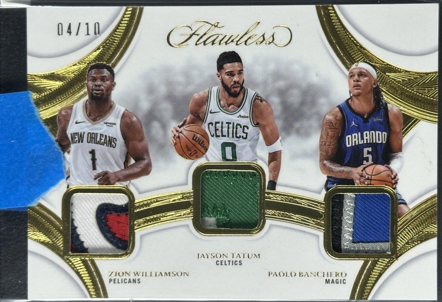 Zion Williamson / Jayson Tatum / Paolo Banchero [Gold] #26