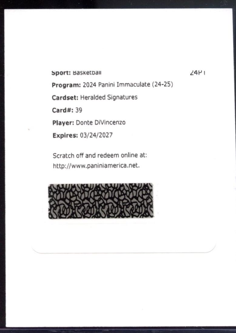 Donte DiVincenzo #39