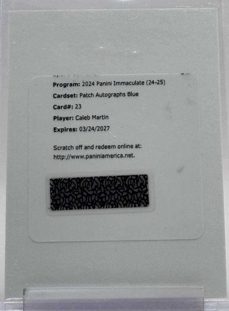 Caleb Martin [Blue] #23