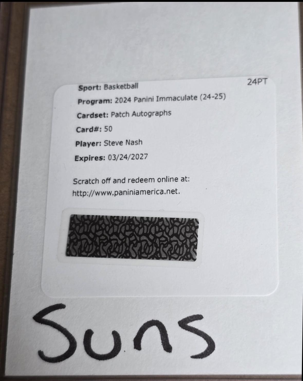 Steve Nash #50