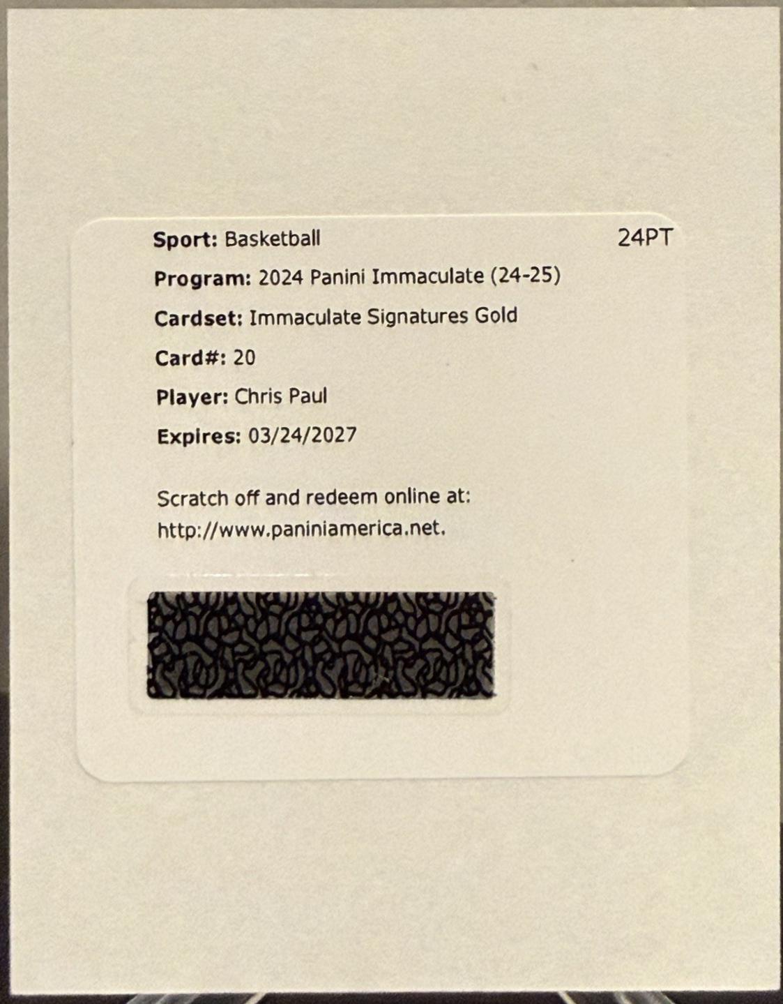 Chris Paul [Gold] #8
