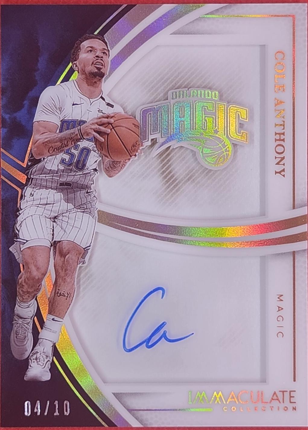 Cole Anthony [Gold] #9