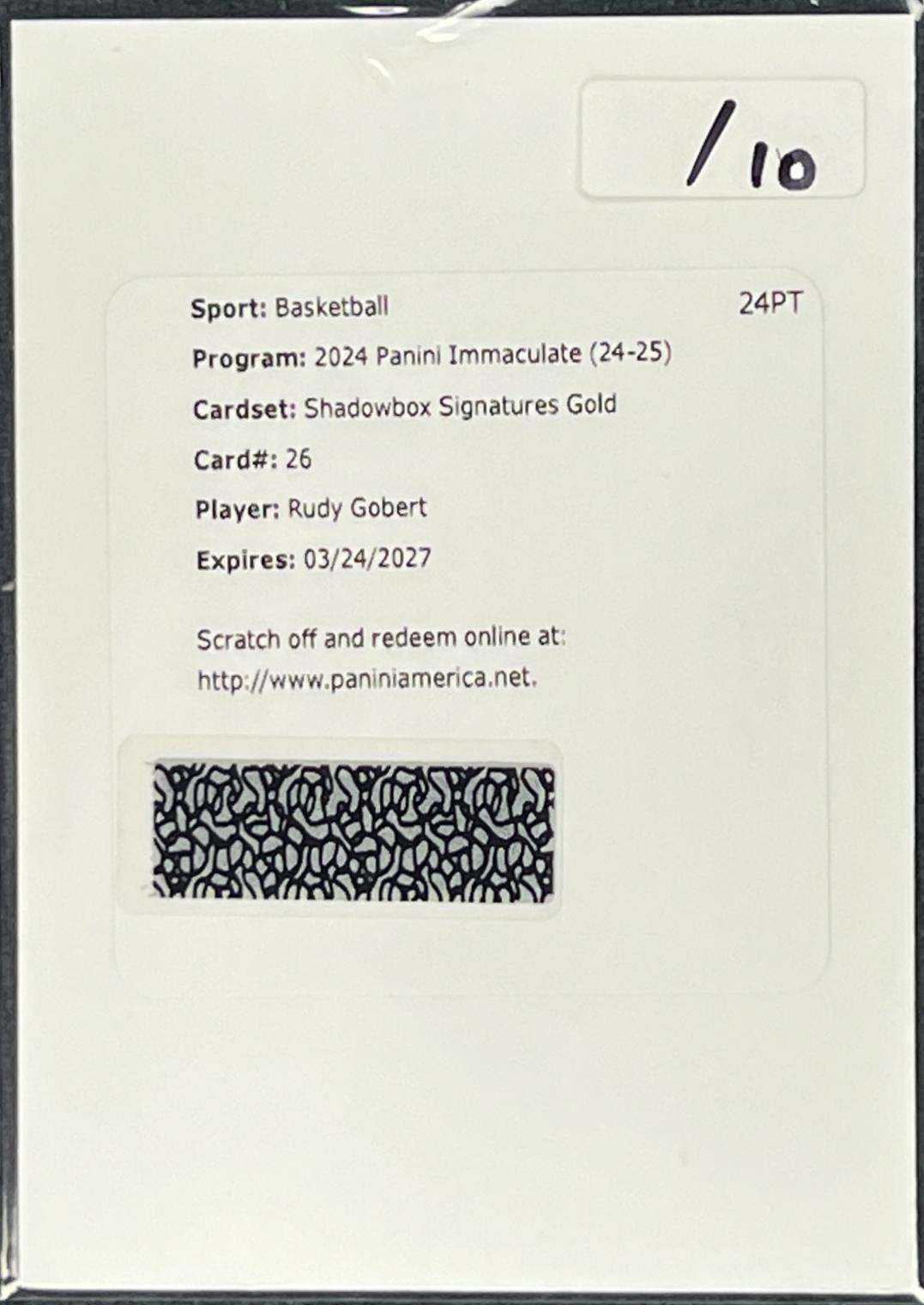 Rudy Gobert [Gold] #26