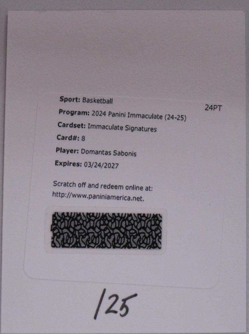 Domantas Sabonis #8