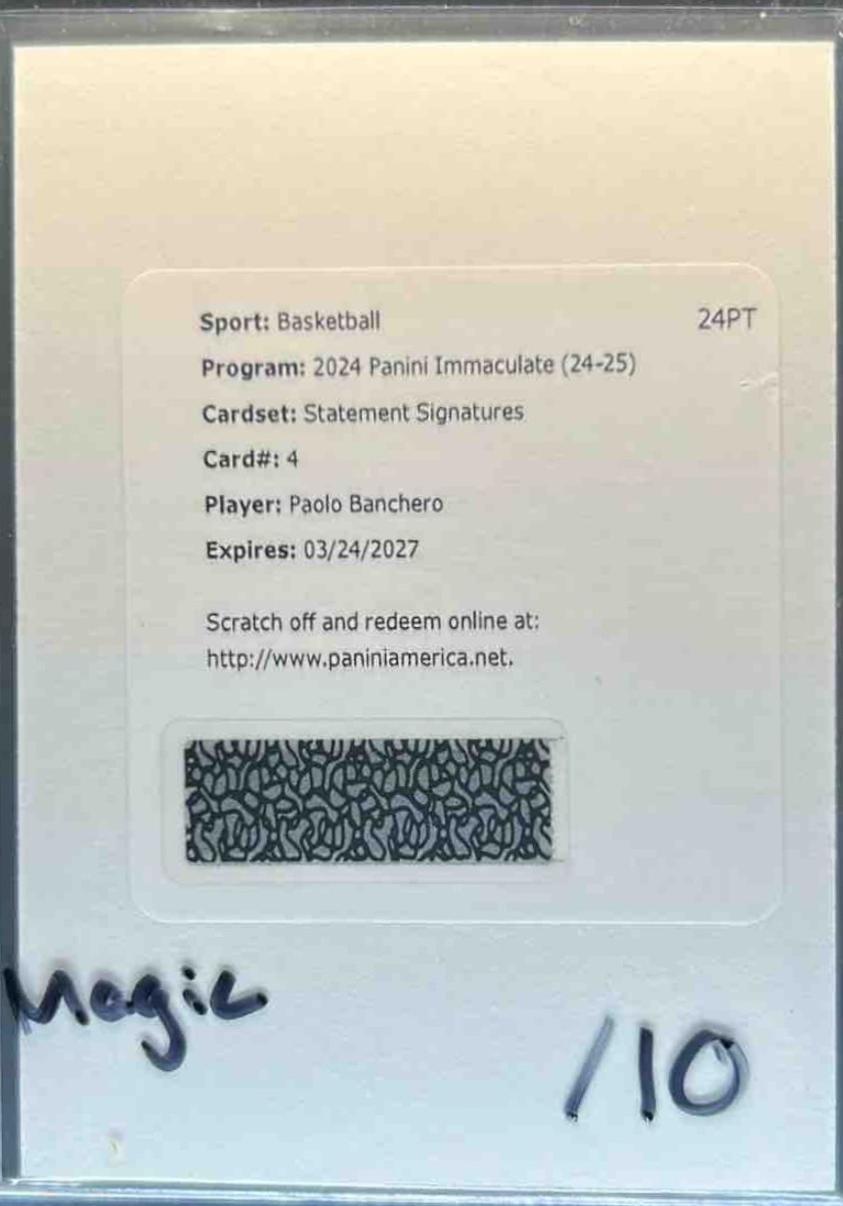 Paolo Banchero #4