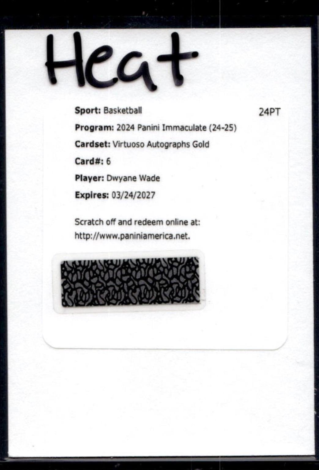 Dwyane Wade [Gold] #6
