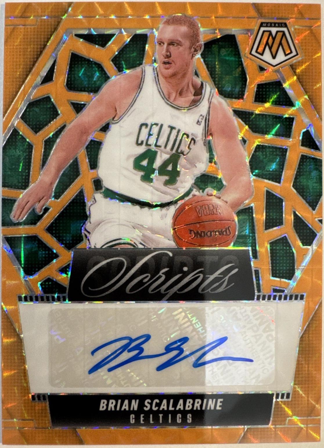 Brian Scalabrine [Orange Fluorescent] #MS-BSB