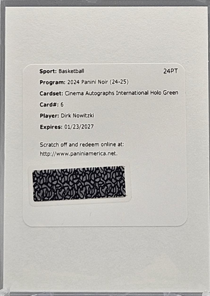 Dirk Nowitzki [Holo Green] #6