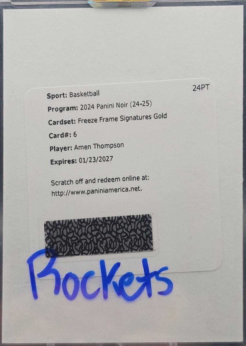 Amen Thompson [Gold] #6