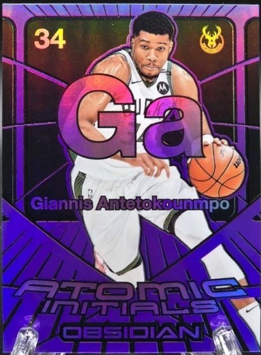 Giannis Antetokounmpo [Electric Etch Purple Flood] #12