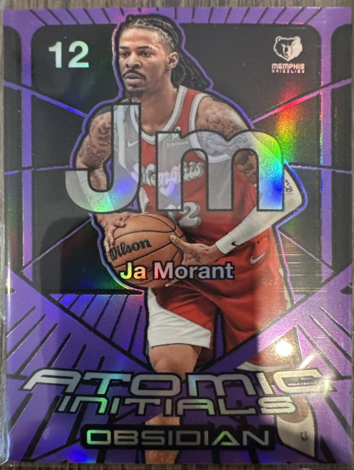 Ja Morant [Electric Etch Purple Flood] #1