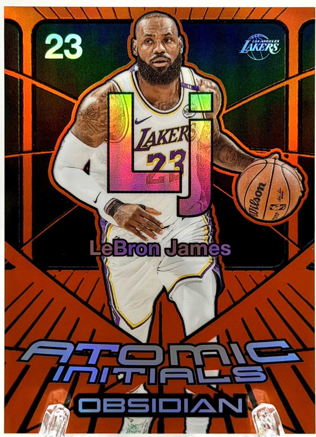 LeBron James [Electric Etch Orange Flood] #16
