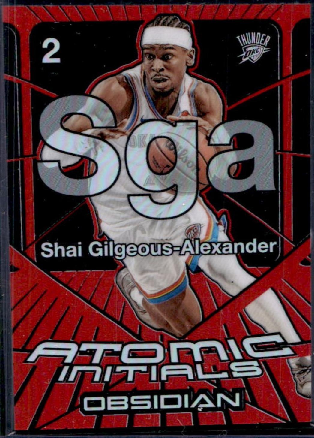 Shai Gilgeous-Alexander [Electric Etch Red Flood] #14