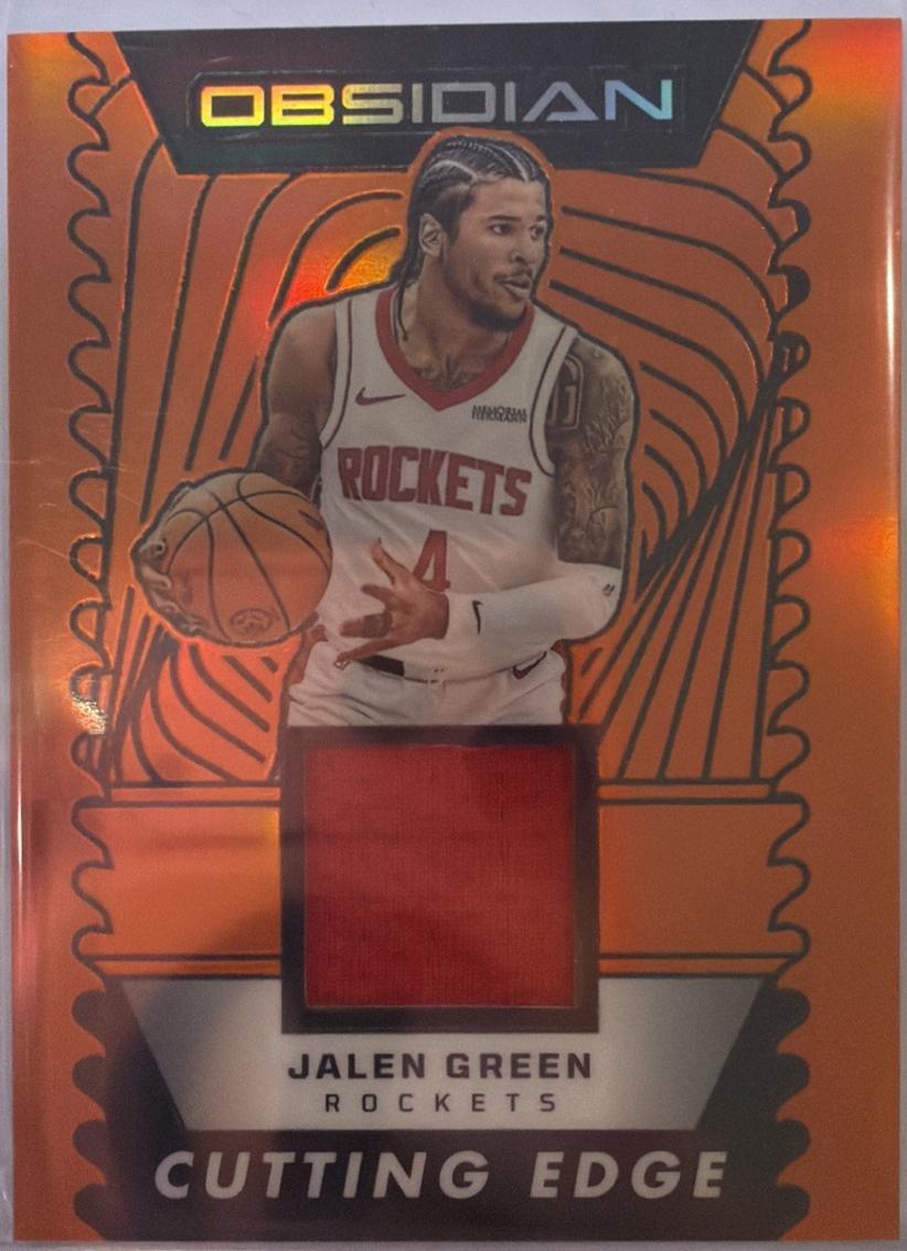 Jalen Green [Electric Etch Orange Flood] #CE-GRN