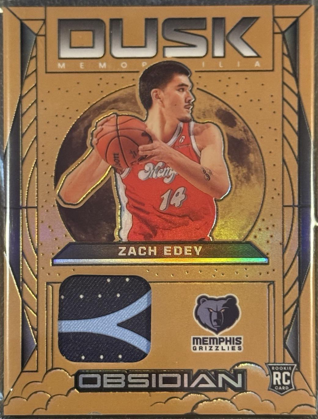 Zach Edey [Electric Etch Bronze Flood] #DM-EDE