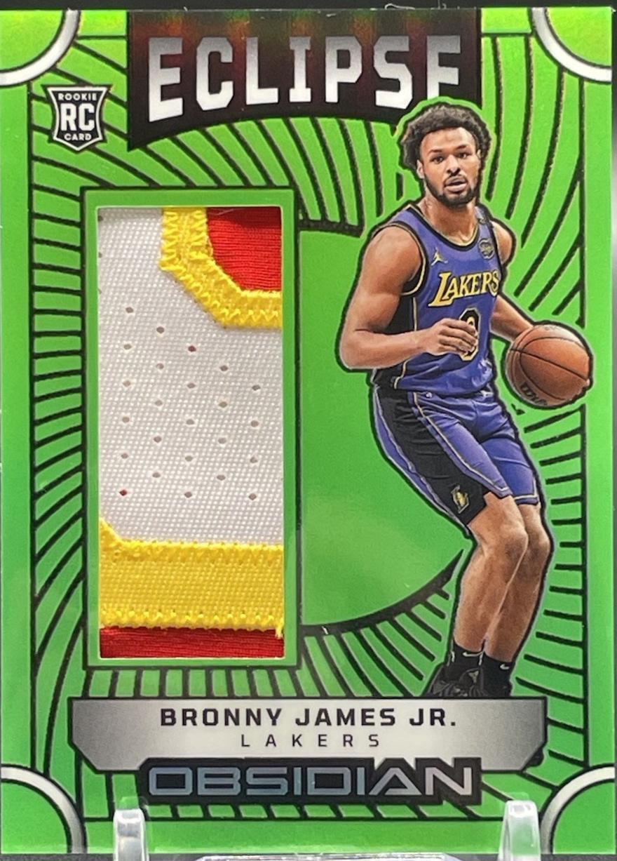 Bronny James Jr. [Electric Etch Green Flood] #EM-BJJ