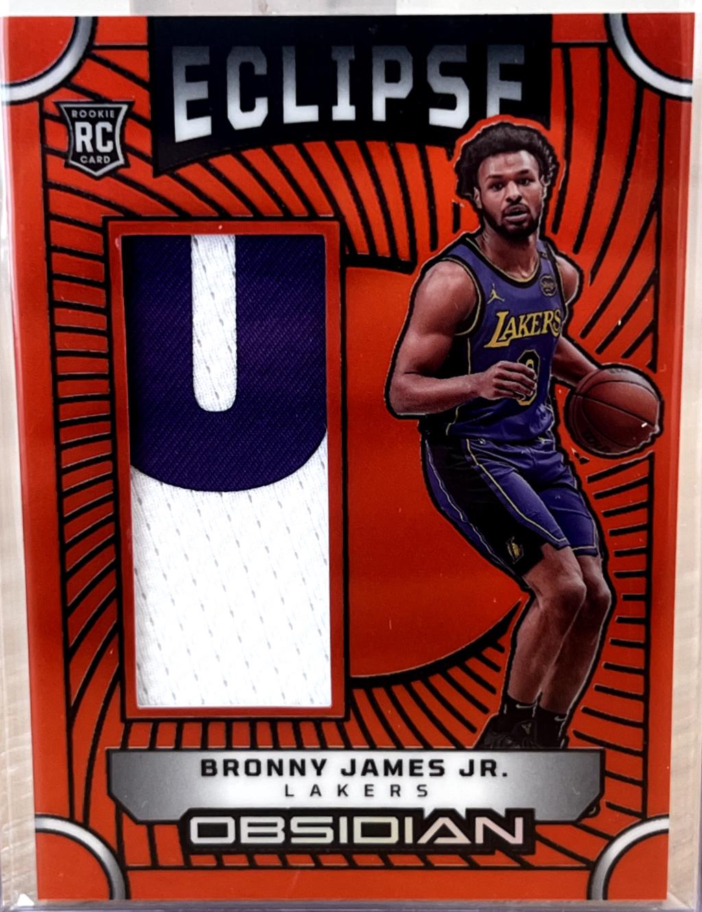 Bronny James Jr. [Electric Etch Orange Flood] #EM-BJJ
