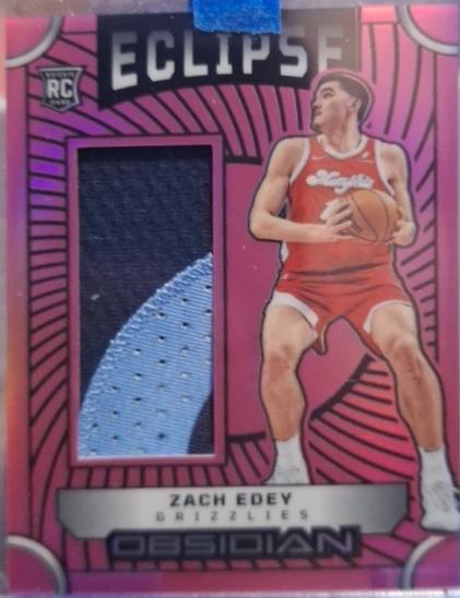 Zach Edey [Electric Etch Pink Flood] #EM-ZAC