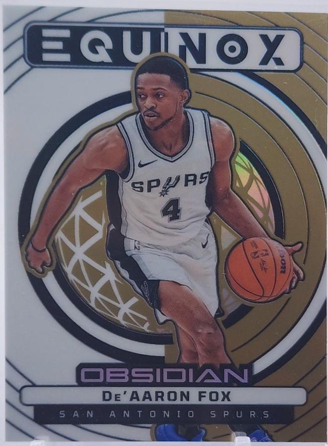 De'Aaron Fox [Electric Etch Bronze Flood] #3