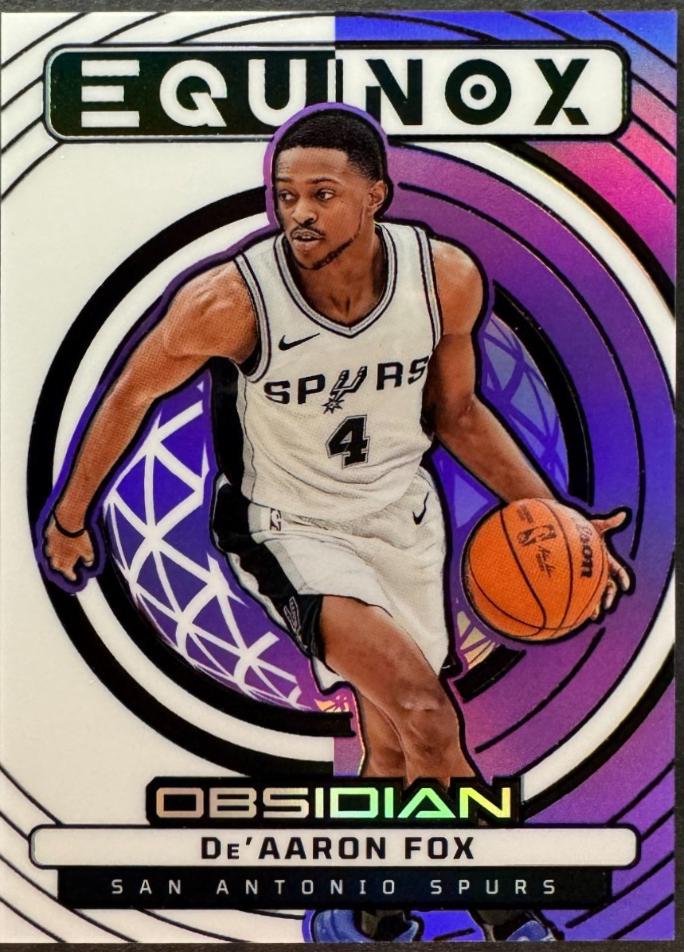 De'Aaron Fox [Electric Etch Purple Flood] #3