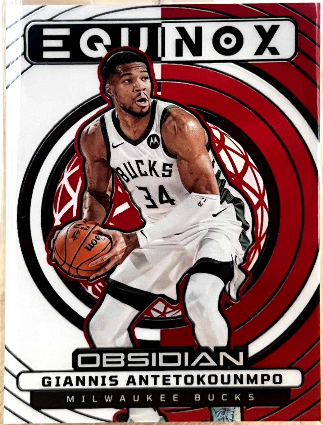 Giannis Antetokounmpo [Electric Etch Red Flood] #28