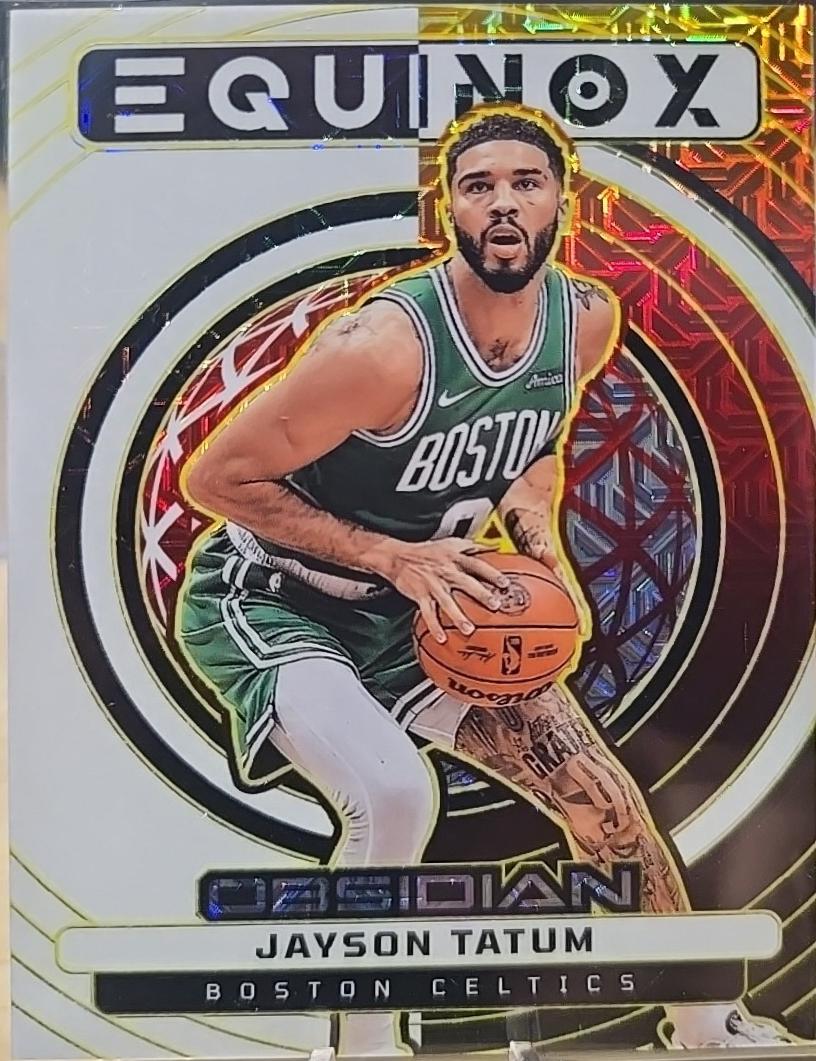 Jayson Tatum [Electric Etch Molten Mojo Flood] #9