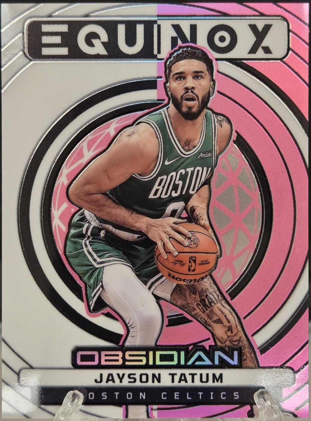 Jayson Tatum [Electric Etch Pink Flood] #9