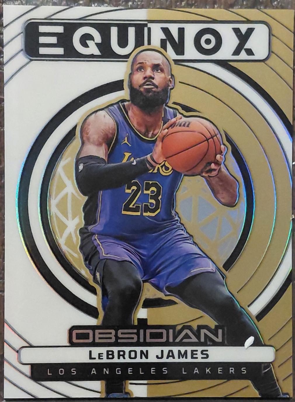 LeBron James [Electric Etch Bronze Flood] #26