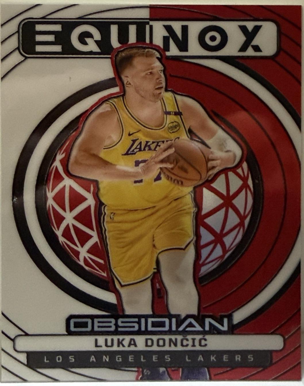 Luka Doncic [Electric Etch Red Flood] #23