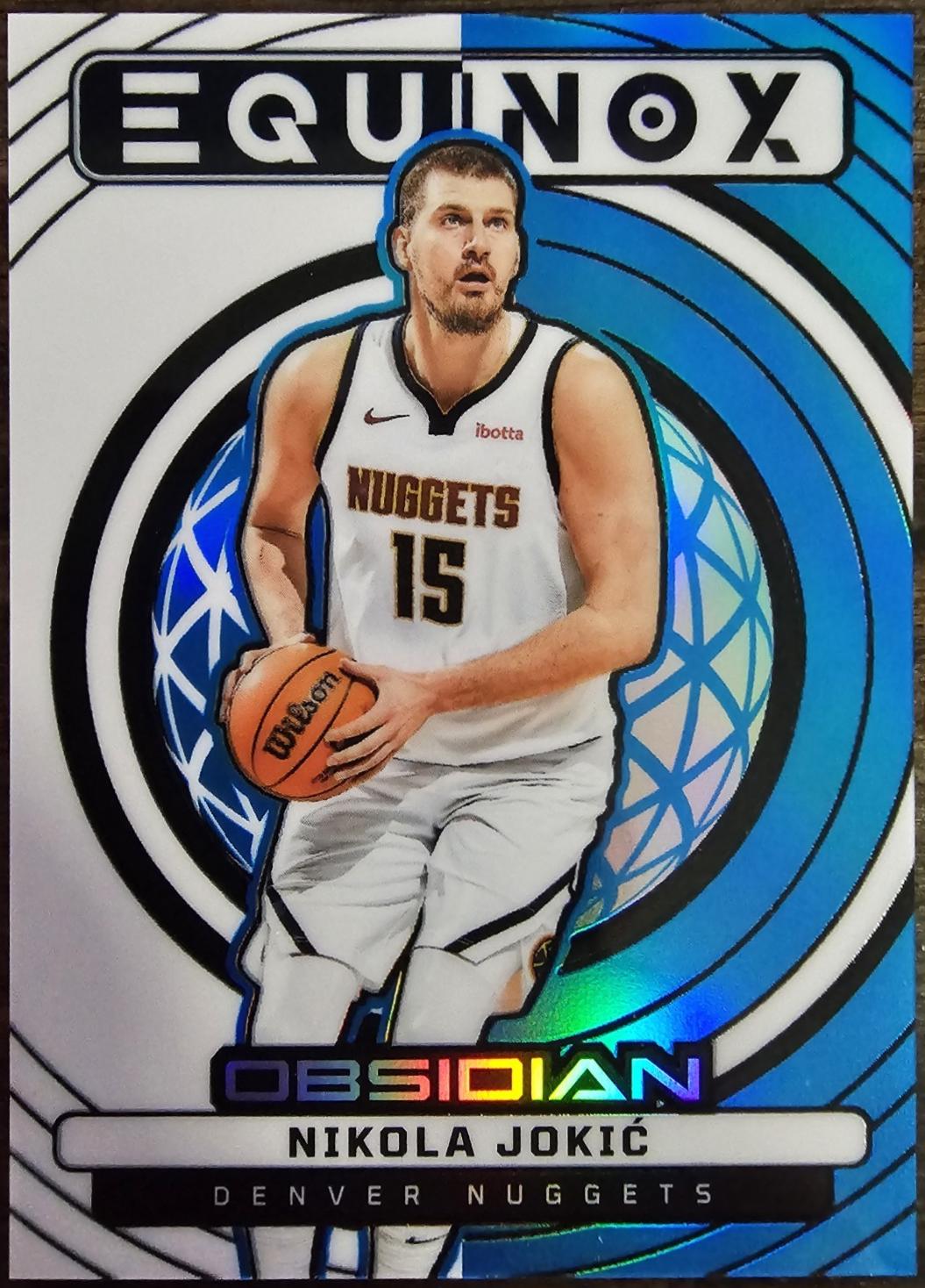 Nikola Jokic [Electric Etch Blue Flood] #17