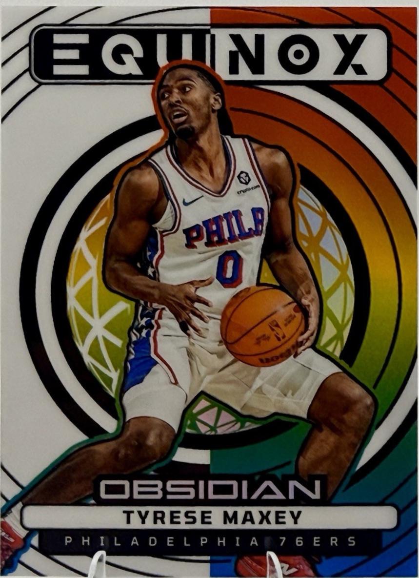 Tyrese Maxey [Electric Etch Hot Springs Flood] #20