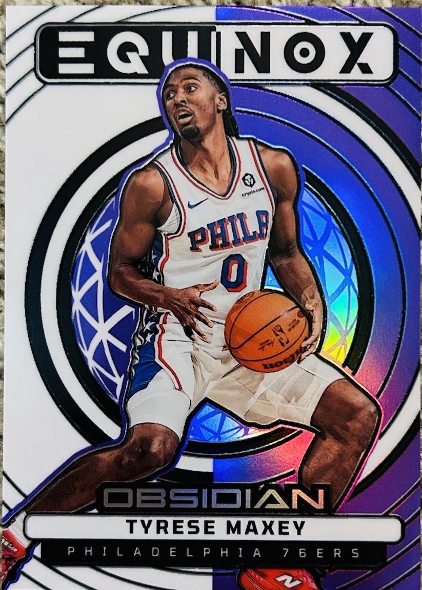 Tyrese Maxey [Electric Etch Purple Flood] #20