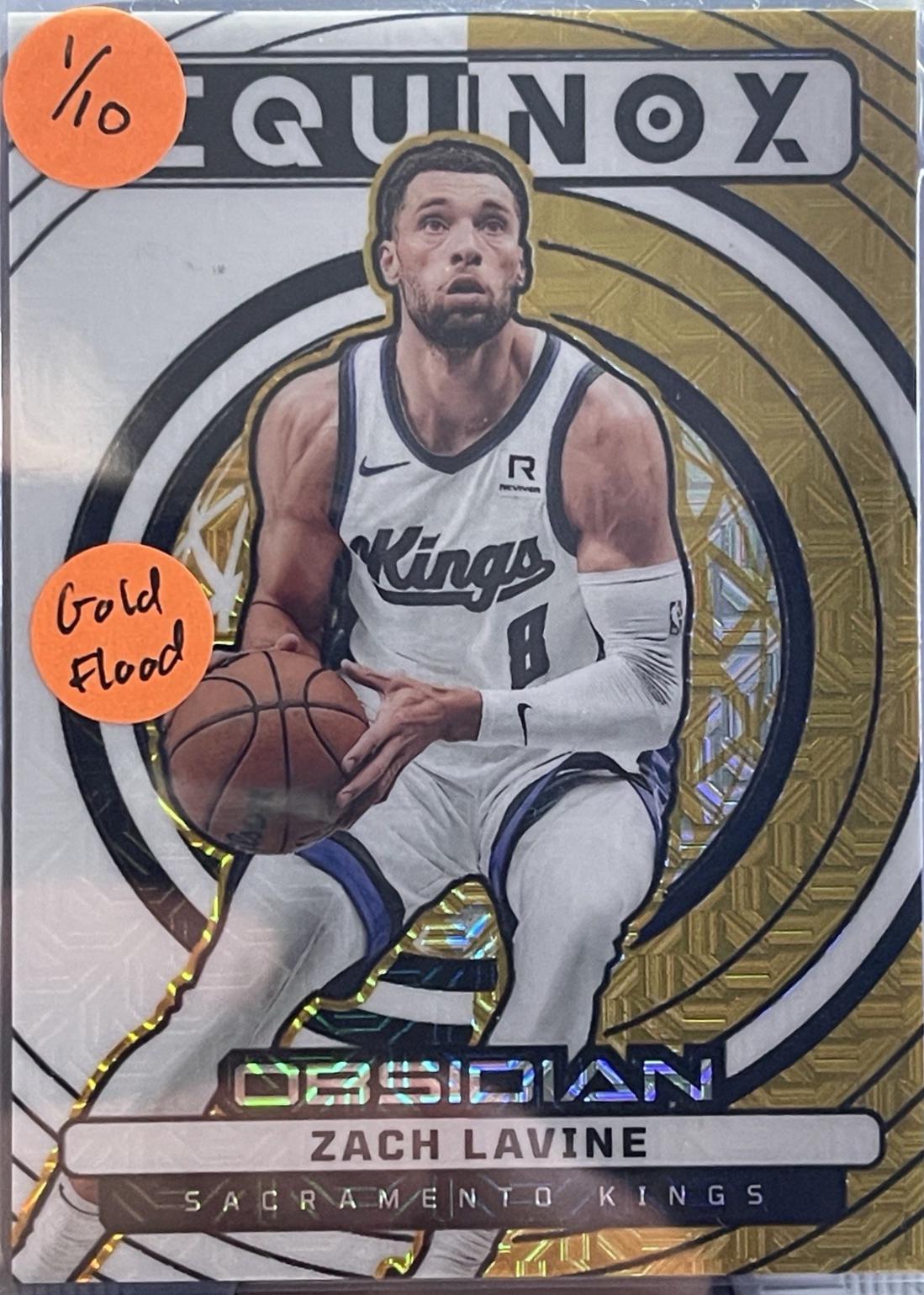 Zach LaVine [Electric Etch Gold Flood] #7