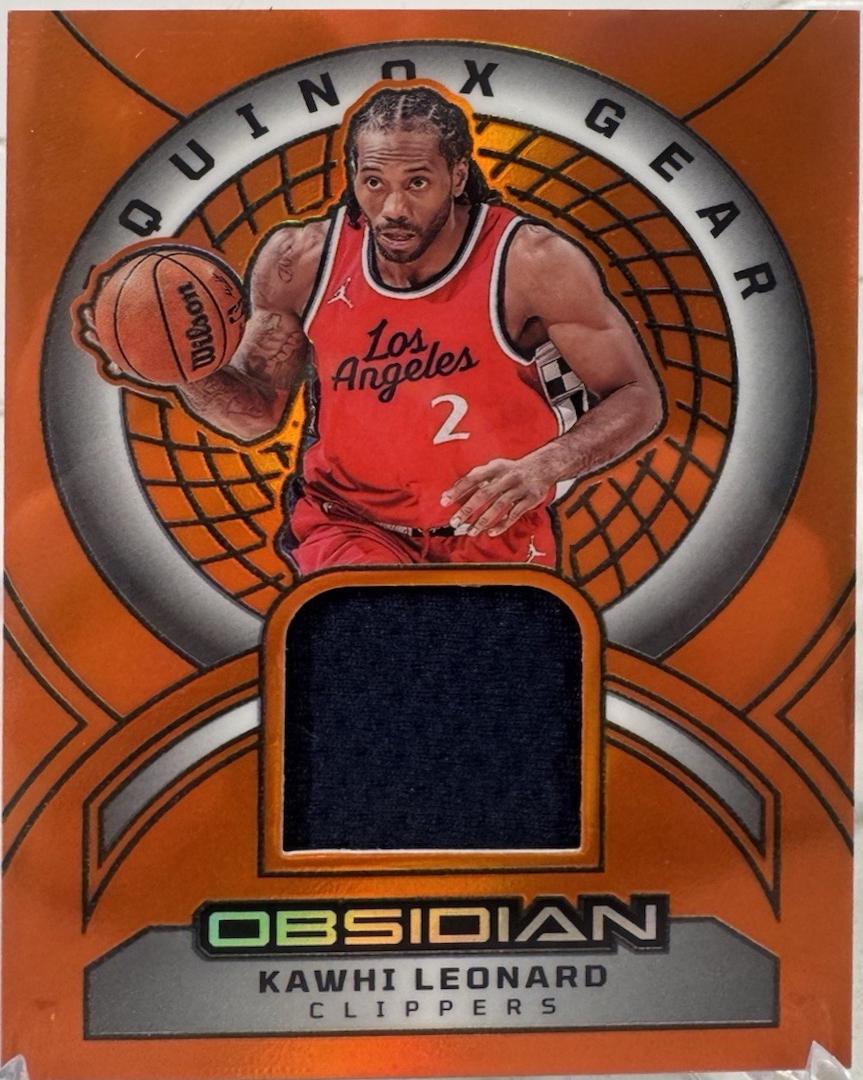 Kawhi Leonard [Electric Etch Orange Flood] #EG-KLL